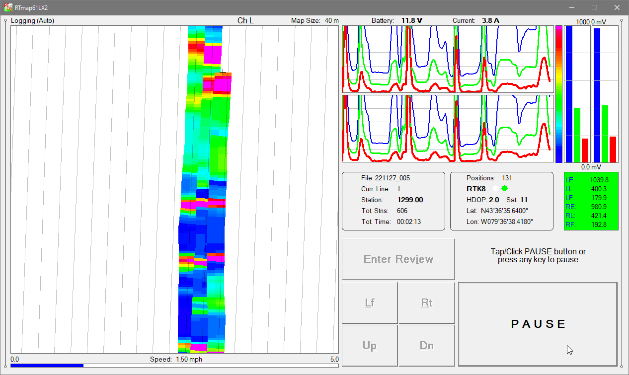 Geonics EM61-LX2 RTmap61LX2