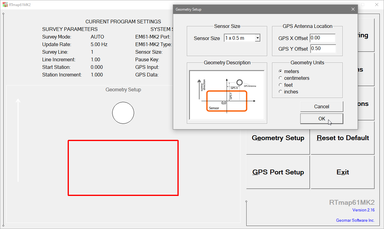 Geonics EM61-MK2 RTmap61MK2